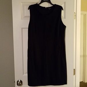 Lands End Black Dress